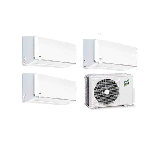 Remko Klimaanlage Set 3 x Wandgeräte / 2 x 2,3 kW + 2,6 kW - 2 x MXW 204 + MXW 264 + Außengerät MVT 903 DC by Remko
