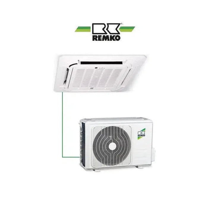 Remko Klimaanlage Set 4-Wege-Deckenkasette 5,3 kW - RVD-355-DC + Außengerät R32 Klimaanlage