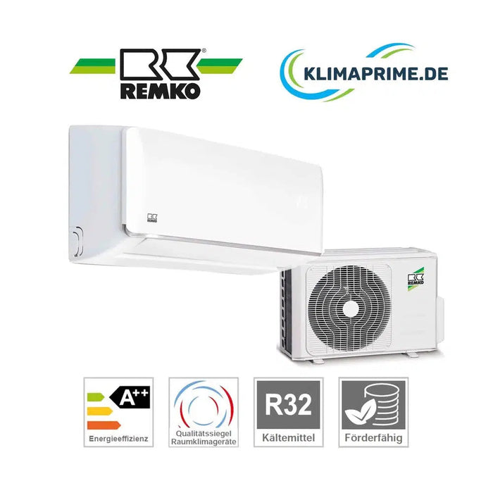 Remko Klimaanlage Set Wandgerät 2,6 kW - MXW 264 + Außengerät MVT 603 DC