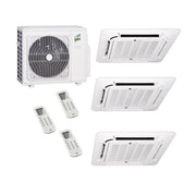 Remko - Deckenkassette MXD – Multisplit-Klimaanlage (3 × Deckenkassette + Außeneinheit)