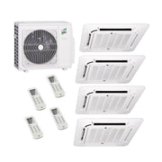 Remko - Deckenkassette MXD – Multisplit-Klimaanlage (4 × Deckenkassette + Außeneinheit)