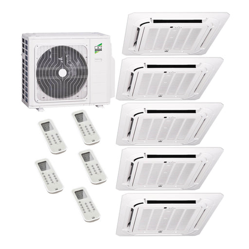 REMKO Deckenkassette MXD – Multisplit-Klimaanlage (5 × Deckenkassette + Außeneinheit)