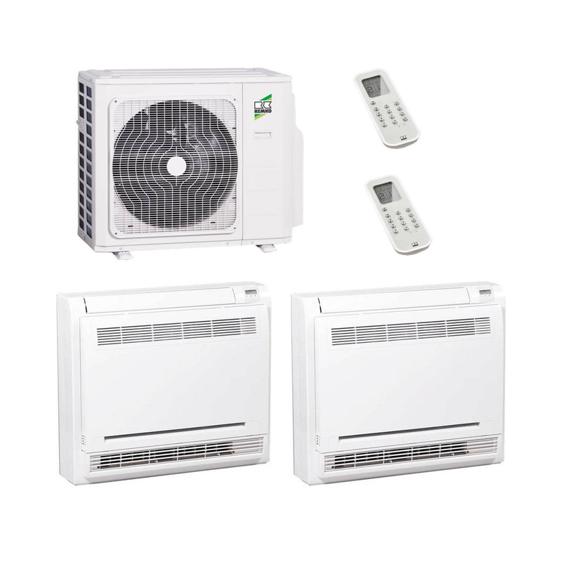 REMKO Truhengerät MXT – Multisplit-Klimaanlage (2 × Truhengerät + Außeneinheit)