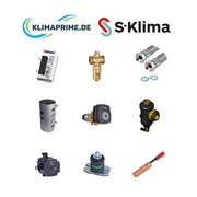 S-Klima - Monoblock Wärmepumpe Set 4,3 kW SAS47RN2 Außengerät inkl. Zubehör Komplettpaket