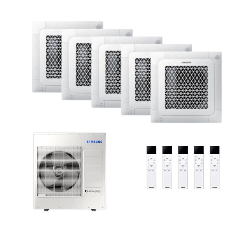 Samsung Multisplit Mini Deckenkassette WindFree Klimaanlage für 5 Räume