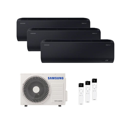 Samsung Multisplit Wandgerät WindFree AVANT S2 Black Klimaanlage für 3 Räume