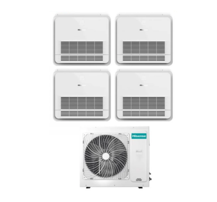 Hisense Truhengerät Multisplit Klimaanlage für 4 Räume