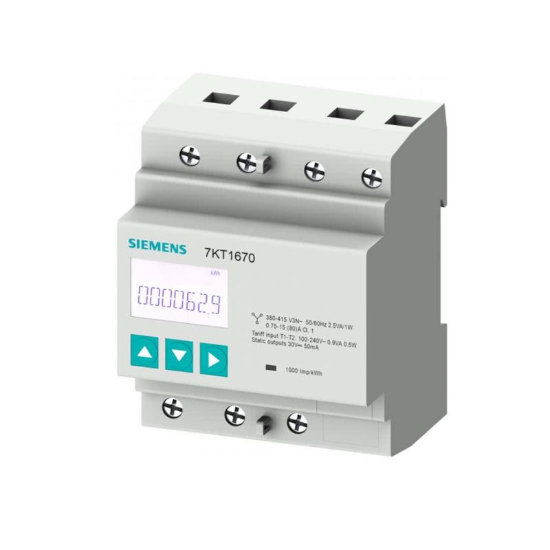 Siemens - 7KT1666 Energiezähler - Hutschienenmontage