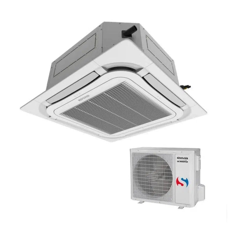 Sinclair Klimaanlage Set 4-Wege-Deckenkasette 7,0 kW - ASC-24BI + Außengerät ASGE-24BI inkl. Blende R32