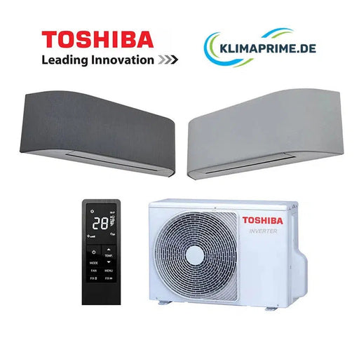 Toshiba Klimaanlage Wandgerät Set 2,5 kW / 3,5 kW / 4,6 kW - Haori RAS-B10N4KVRG-E / RAS-10J2AVSG-E1 inkl. Wifi