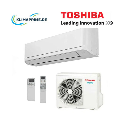Toshiba Klimaanlagen Set 2,5 kW Wandgerät Seiya+ (RAS-B10E2KVG-E + RAS-10E2AVG-E) R32 Klimaanlage