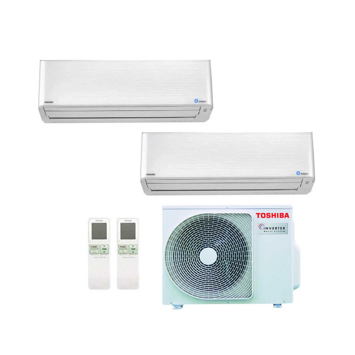Toshiba Daiseikai 9 – Multisplit-Klimaanlage (2 × Wandgerät + 1 × Außengerät) – 2 Innengeräte
