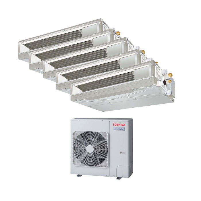 Toshiba Kanalgerät Klimaanlage – Multisplit-Klimaanlage (5 × Kanalgerät + 1 × Außengerät) – 5 Innengeräte
