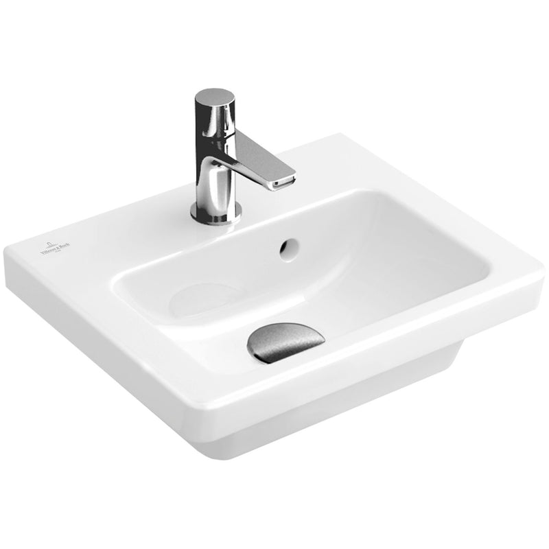 VILLEROY & BOCH - Handwaschbecken SUBWAY 2.0 731737 370x305 weiß