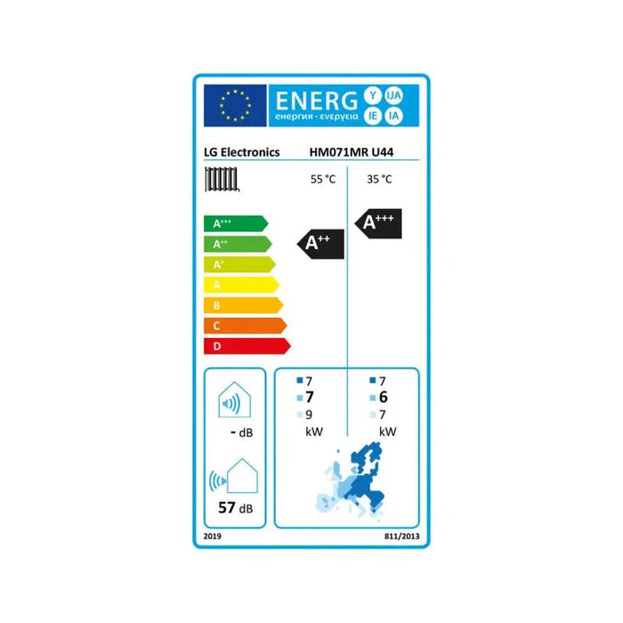 Wärmepumpe LG THERMA V Monobloc S 7 kW - HM071M.U44