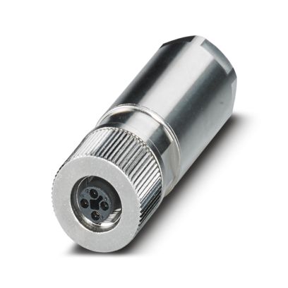 Phoenix Contact - Rundsteckverbinder, feldkonfektionierbar (Industriesteckverbinder) Power-Steckverbinder SACC-M12FST-4PL-CM