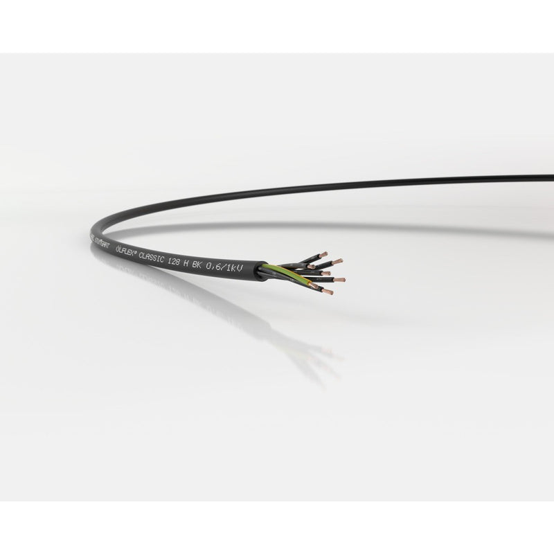 Lapp Kabel&Leitung - Energiekabel >= 1 kV, für ortsveränderlichen Einsatz ÖLFLEX CLASSIC 128 H BK 1123523/100 0,6/1 KV 5G1 − 100 Meter