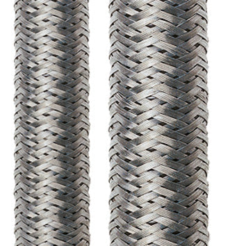 Flexa - Hohlgeflechtschlauch Hohlgeflecht-Schlauch HG-EDU NW35/25-45 Stahldraht,vz − 25 Meter