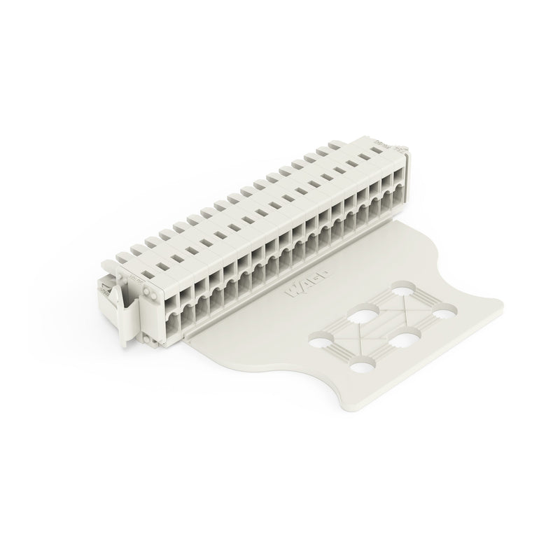 WAGO - Kabelsteckverbinder für Leiterplattensteckverbinder 1-Leiter-Federleiste 734-118/037-000/036- CAGECLAMP 1,5mm²,lgr − 25 Stück