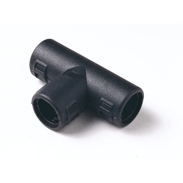 ABB Stotz S&J T&B - Verbinder für Wellschläuche Verschraubung Adaptalok T281621/BL T-Stück,IP40,schwarz − 10 Stück