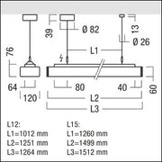 Zumtobel Group - Decken - /Wandleuchte LED - Anbau/Pendelleuchte ECOOS2 5500#42186823 4000K