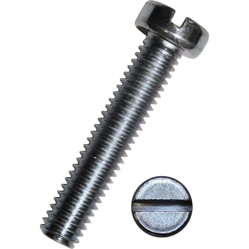 Dresselhaus - Maschinenschraube/Bolzen Zylinderschrauben 0400/001/51 5x45 4,8, mit Schlitz, zn − 100 Stück
