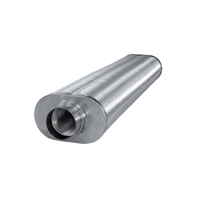 Maico - Schalldämpfer Luftkanal oval Flacher Ovalschalldämpfer RSOF 12/50 Länge 500 mm DN125