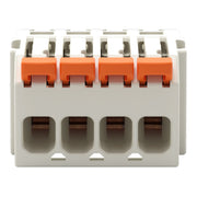 WAGO - Kabelsteckverbinder für Leiterplattensteckverbinder 1-Leiter-Federleiste,Hebel 2734-1104/327-000 PushinCAGECLAMP,lgr − 100 Stück