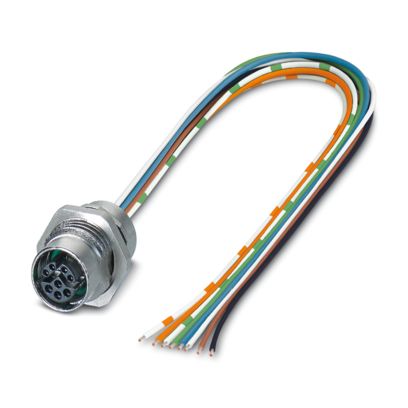 Phoenix Contact - Rundsteckverbinder, feldkonfektionierbar (Industriesteckverbinder) Gerätesteckverbinder SACC-DSI-FSY#1238753 Hinterwand