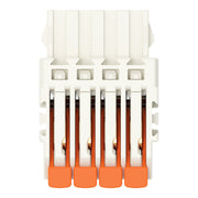 WAGO - Kabelsteckverbinder für Leiterplattensteckverbinder 1-Leiter-Federleiste,Hebel 2734-1104/327-000 PushinCAGECLAMP,lgr − 100 Stück