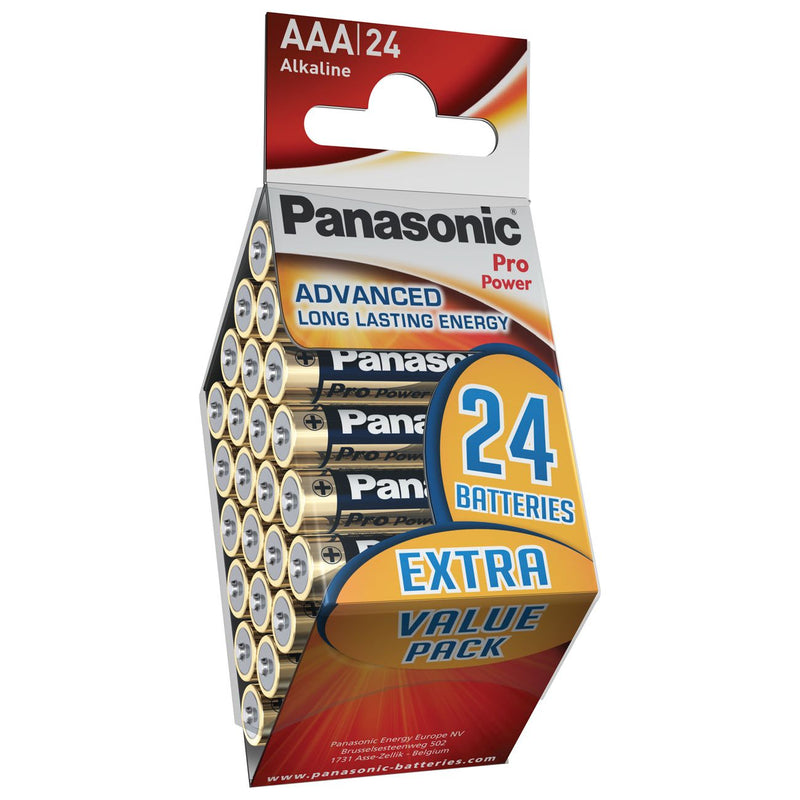 Hückmann - Batterie 1,5V Micro AAA LR03PPG/24PD(VE 24) Bli24 Panasonic