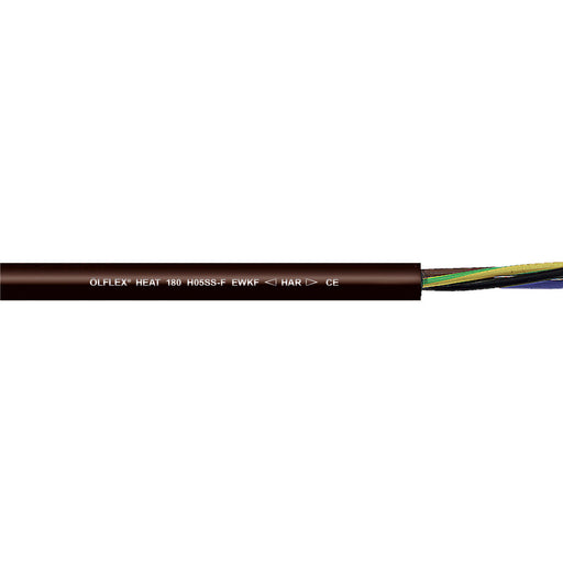 Lapp Kabel&Leitung - Energiekabel < 1 kV, für ortsveränderlichen Einsatz ÖLFLEX HEAT 180 H05SS-F 0046908/100 EWKF 2X1,5 − 100 Meter