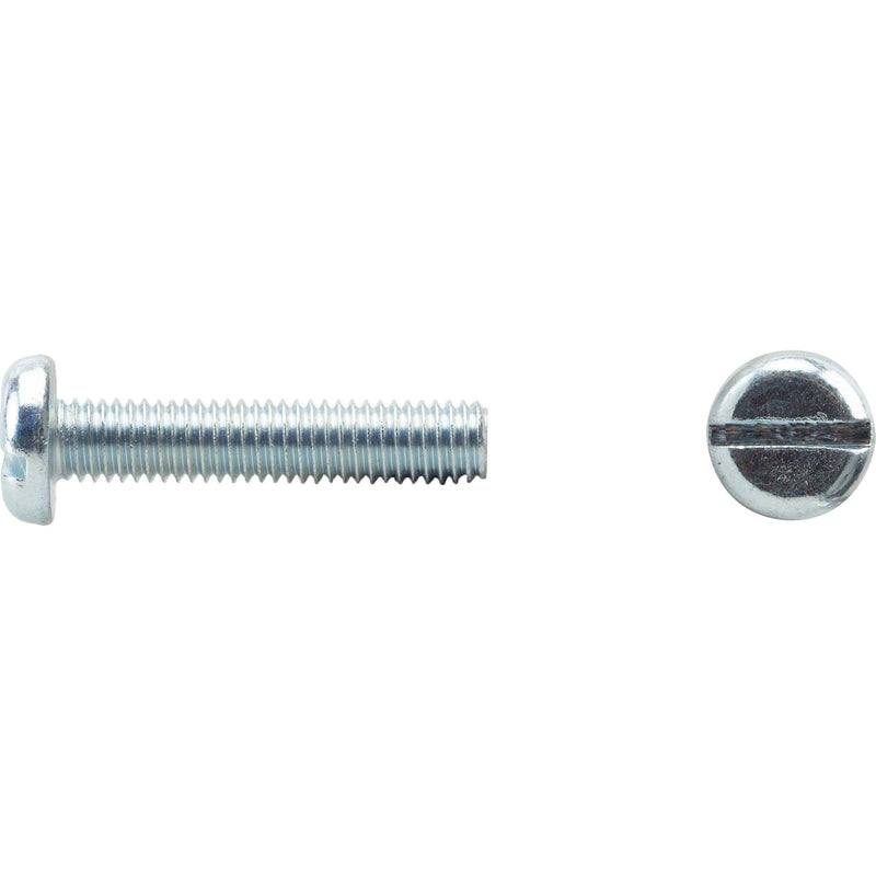 Dresselhaus - Maschinenschraube/Bolzen Flachkopfschraube 0410/001/01 6x10 Schlitz, galv.verz. − 1000 Stück