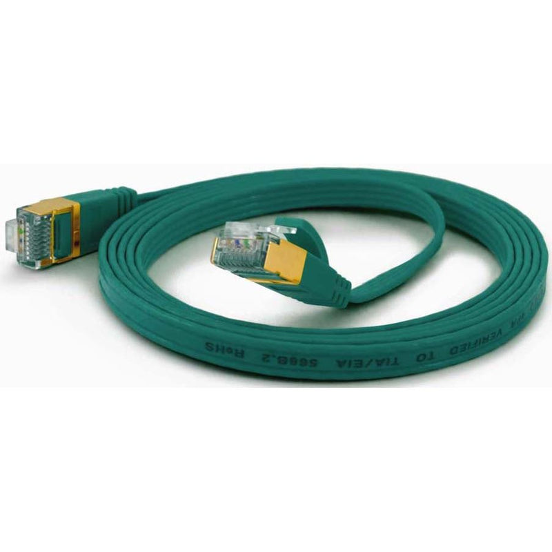 Wantec - Patchkabel Kupfer FTP-Patchkabel Cat.6A gn 7110 gn 15,0m 15m RJ45 1,6x6,5mm