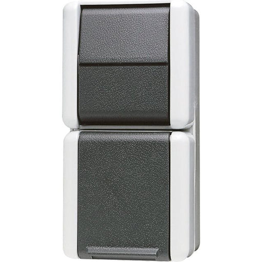 Jung - Schalter-/Steckdosenkombination Schalter-Steckdosen-Kombi. 876 W 16A 250V
