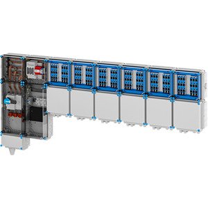 Hensel - Verteilerschrank für Energieversorgung Ladeverteiler Mi EV 11kW 36001 f.36 Ladep. a 11kW