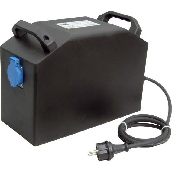 Trafo-Technik-Hoppecke - Einphasen-Steuertransformator Trenntrafo, tragbar ETR 3000VA 230/230V sw