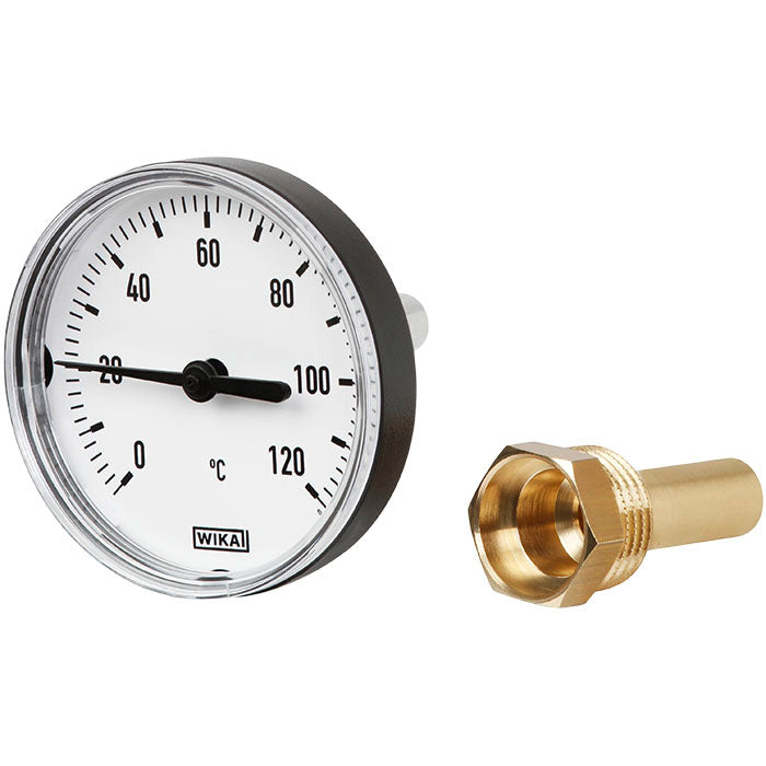 Wika Wiegand - Bimetall-Thermometer BimTherm.43.30.080 KSt SRF 14141147 0..60° Cl.2 L40x9mm