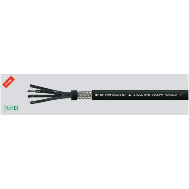 Klimaprime - Energiekabel < 1 kV, für ortsveränderlichen Einsatz HEL HELUTHERM 145MULTI-C12 145MULTI-C12X2,5 X2,5 Wärmebestä. Lei