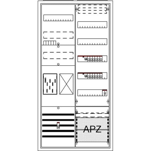 Striebel&John - Zähler-Komplettschrank Komplettschrank BA27CBW APBKE-IA271Z1R1V5A2
