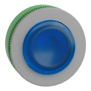 Schneider Electric - Frontelement für Drucktaster Leuchtdrucktaster ZB5FH63C0 blau, 30mm, in grau