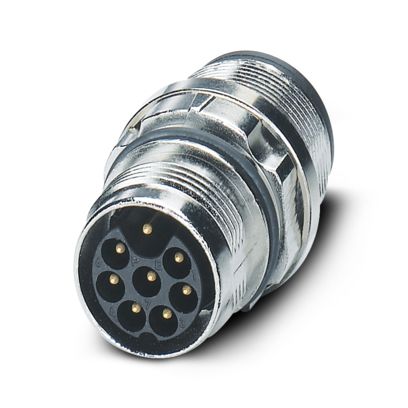 Phoenix Contact - Rundsteckverbinder, Einbau (ohne Leitung) Gerätesteckverbinder ST-6EP1N8A6100SX Vorderwand