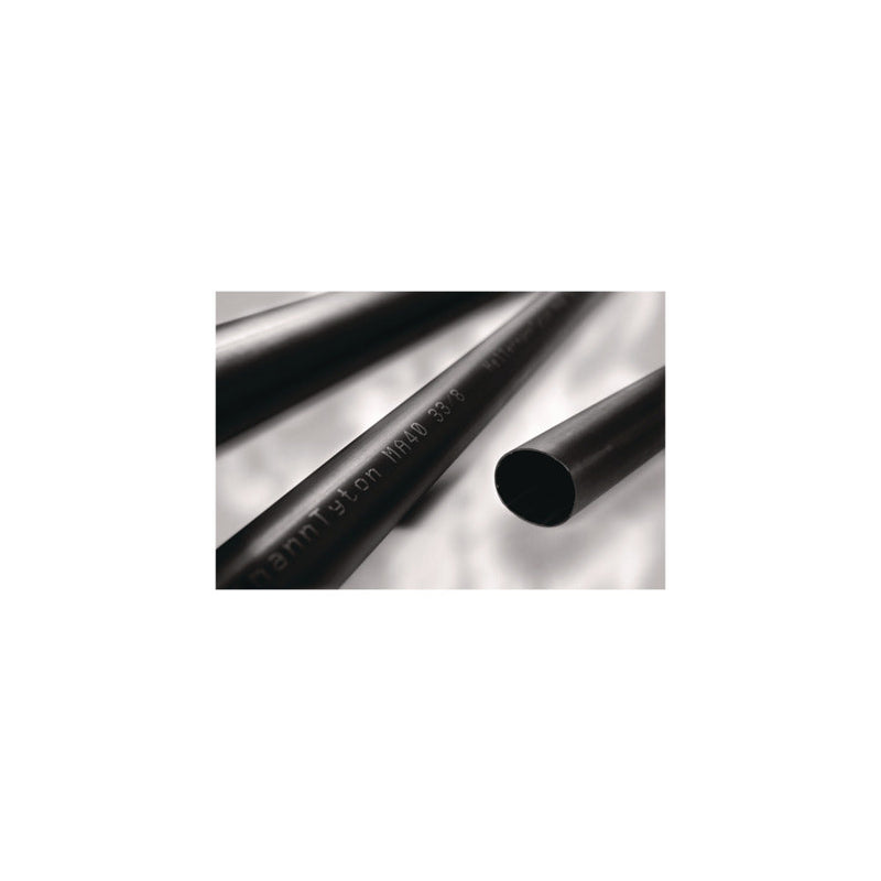 HellermannTyton - Schrumpfschlauch Warmschrumpfschlauch MA40-33/8-1000-BK schwarz − 4 Meter