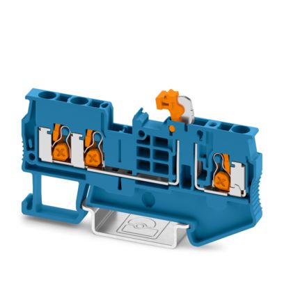 Phoenix Contact - Trenn- und Messtrenn-Reihenklemme Messertrennklemme XT 2,5-TWIN-MT BU − 50 Stück