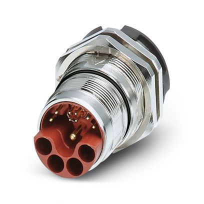 Phoenix Contact - Rundsteckverbinder, Einbau (ohne Leitung) Gerätesteckverbinder SH-8EPC58AH000S Hinterwand