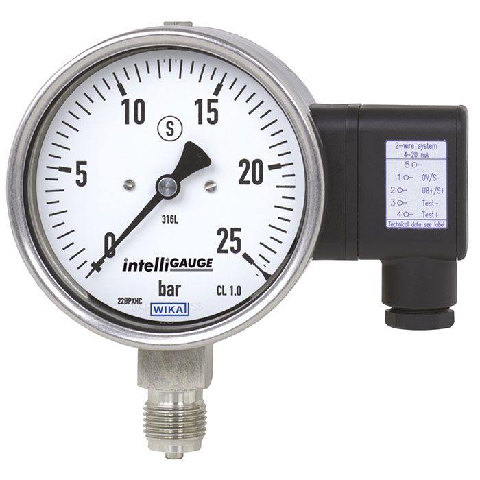Wika Wiegand - Rohrfedermanometer Rohrfedmano PGT230.100 12798089 25bar LMD30