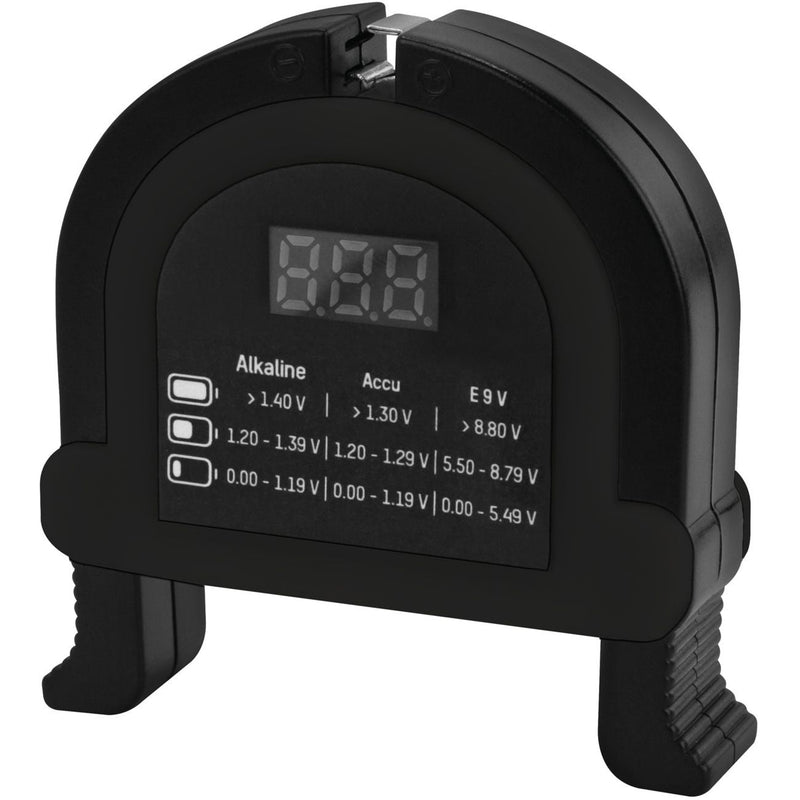 Hückmann - Zubehör/Ersatzteile für Batterie/Akku/Ladegerät Testgerät Knopfzellen Battery-Tester Rundzellen 9V-Block