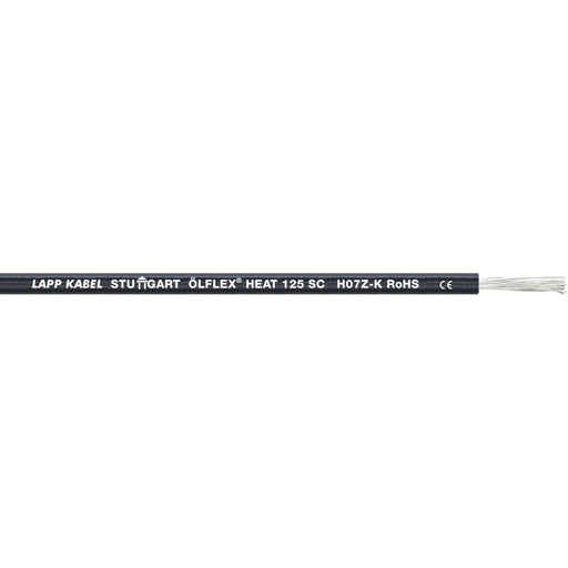 Lapp Kabel&Leitung - Energiekabel < 1 kV, für feste Verlegung ÖLFLEX HEAT 125 SC 1X1 GY 1234106/100 − 100 Meter