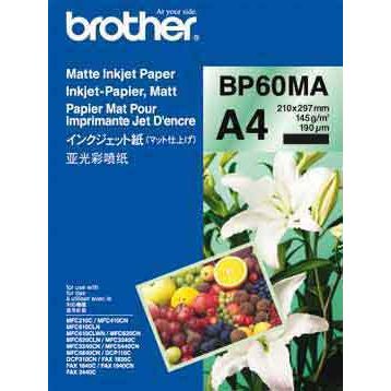 Brother - Verbrauchsmaterial für Telefax/Drucker/MFC Inkjetpapier BP60MA 25 Blatt