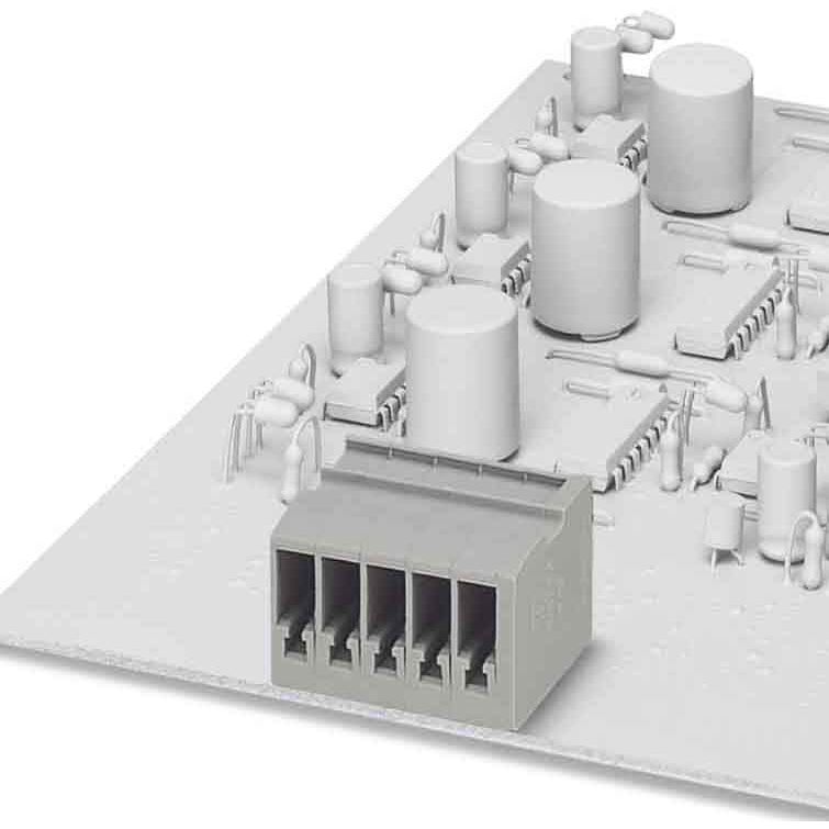 Phoenix Contact - Leiterplattensteckverbinder Grundleiste ST 2,5-PCB/10-G-5,2 f. Leiterplattenst. − 50 Stück